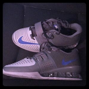 Grey/Blue Nike Romaleos